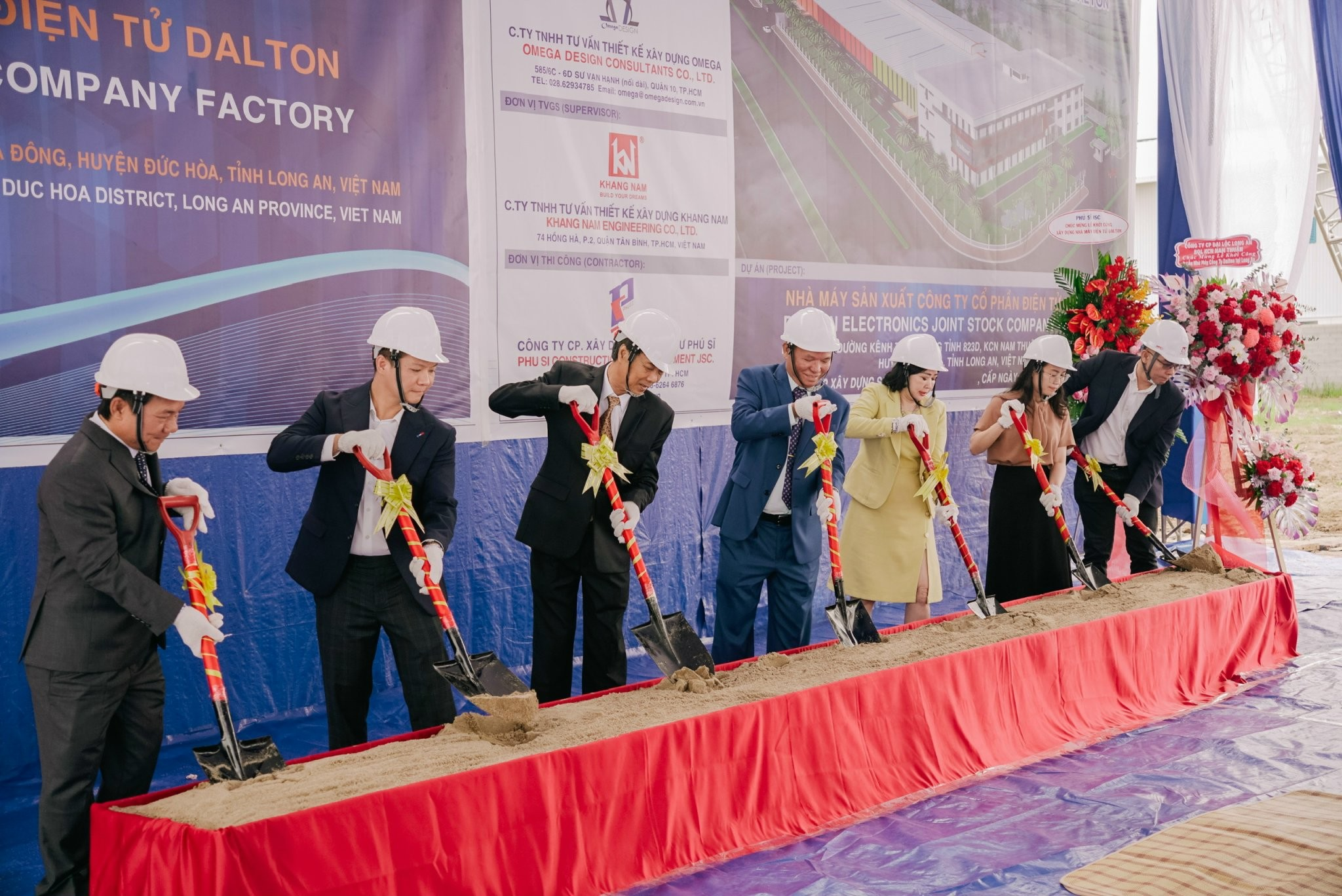 Lễ khởi công dự án "Nhà xưởng mới Công ty Cổ phần Điện tử Dalton - Giai đoạn 1"